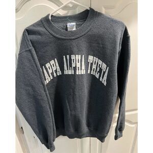 Kappa Alpha Theta Sweatshirt Gildan Ultra Cotton Sz S Greek Sorority Crewneck